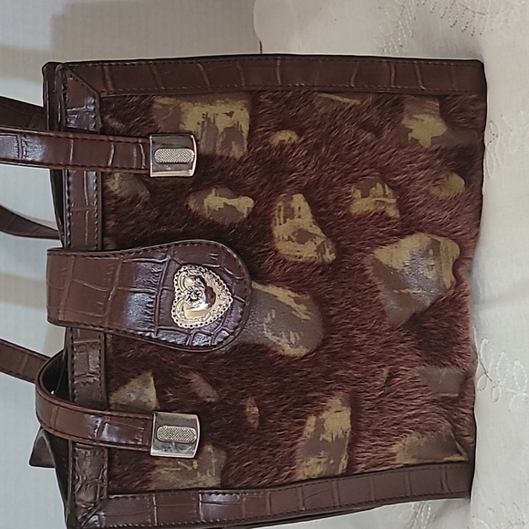 Vintage Women's Small Handbag Animal Print - Picture 4 of 12